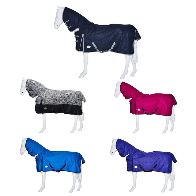 SALE COMBO TURNOUT Rug 100g Lightweight Waterproof Fixed Neck Horse