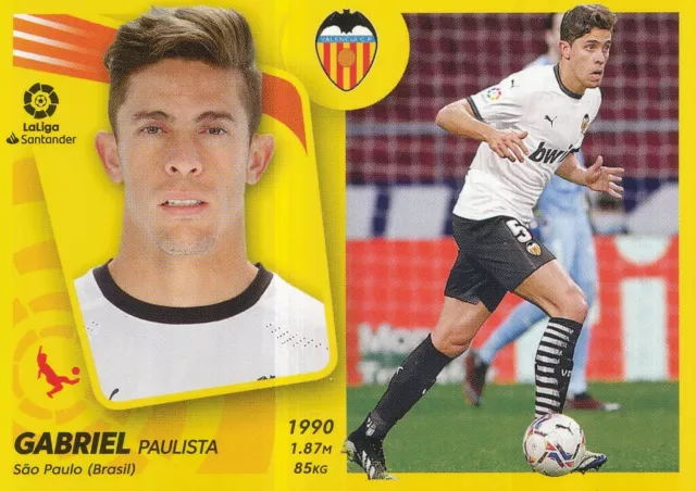 09 Gabriel Paulista # Brazil Valencia.cf Sticker Panini Liga 2022