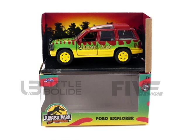 Jada Nano Hollywood Jurassic Park - Modello Diecast In Scala Ridotta, Veicolo Pressofuso, Multicolore, Collezione Per Adulti