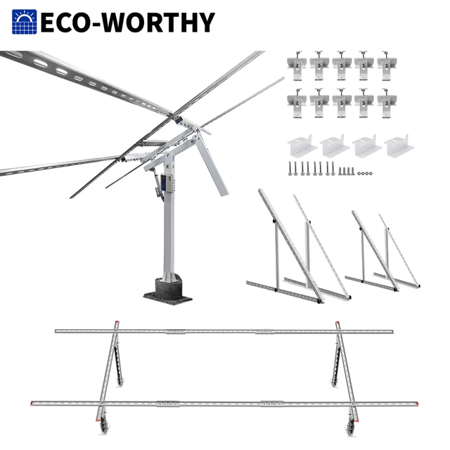 ECO Solar Panel Tilt Mount Brackets Ground Roof Mounting System for solar kit