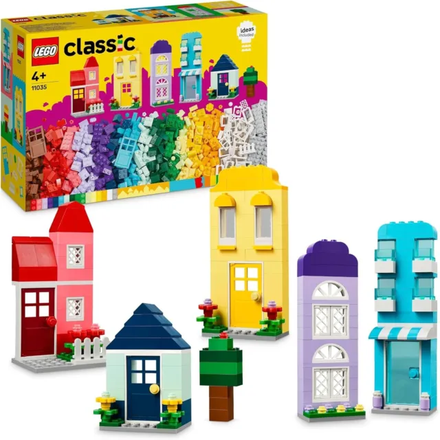 LEGO Classic 11008 Mattoncini e Case, Giochi Creativi per Bambino e Bambina  dai 4 Anni in su, 6 Facili Modelli - LEGO - Classic - Set mattoncini -  Giocattoli