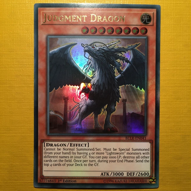 Yu-Gi-Oh! Judgment, The Dragon Of Heaven - JUMP-EN089 Secret Rare Limited Edition Trading Card