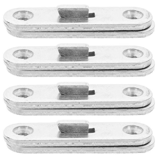 4 piezas hebilla colgante panel hebilla de cama L abrazaderas cama de madera de alta resistencia