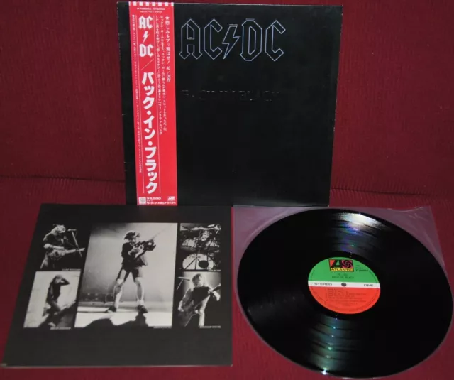 Ac/Dc Back - In Black - Atlantic P-10906A 1980 - Lp Japan Obi Nm 1A Edizione