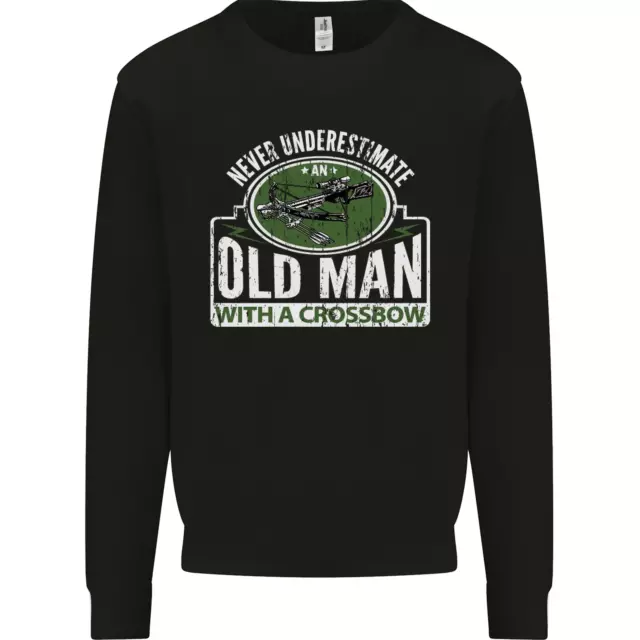 An Old Man With a Crossbow Funny Mens Sweatshirt Jumper