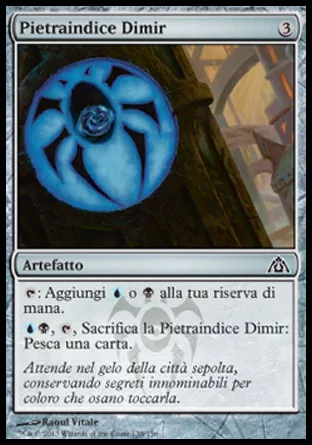 Magic MTG 4X PIETRAINDICE DIMIR - DGM - ITALIANO