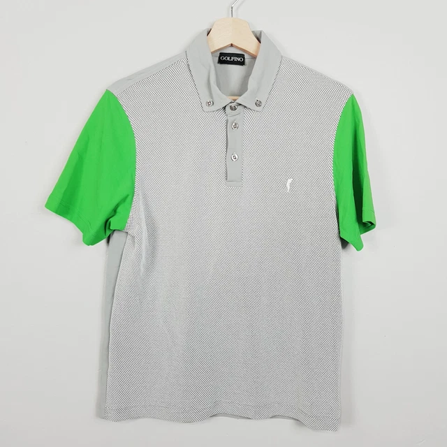 [ GOLFINO ] Womens Grey Moisture Wicking Golf Polo Top | Size AU 14