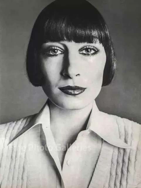 1972 Vintage ANJELICA HUSTON Film Actress RICHARD AVEDON Large Duotone Photo Art