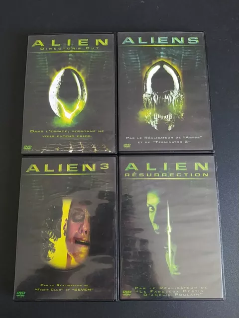 Lot 4 Dvd Alien - 1 A 4 - Quadrilogie - Sigourney Weaver - VF