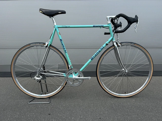 BIANCHI REPARTO CORSE Vintage Rennrad Retro Road Bike Campagnolo Veloce bianchi-reparto-corse-vintage-rennrad-retro-road-bike-campagnolo-veloce