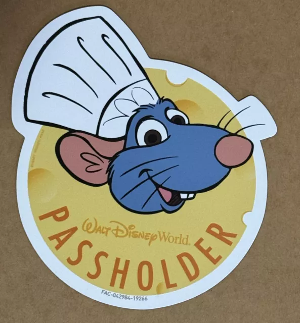 Chef Remy 2019 Annual Passholder Magnet Epcot Food and Wine Walt Disney World