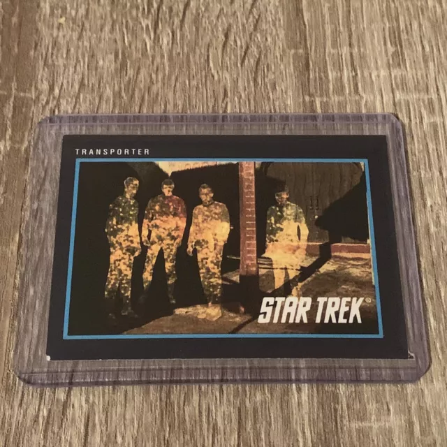 SHIPS SAME DAY 1991 Impel Star Trek 25th Anniversary #83 Transporter Card