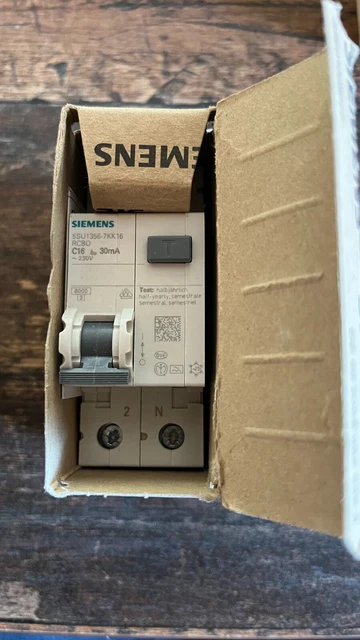 Siemens FI/LS 5SU1 365-7 KK16 C16A 30mA