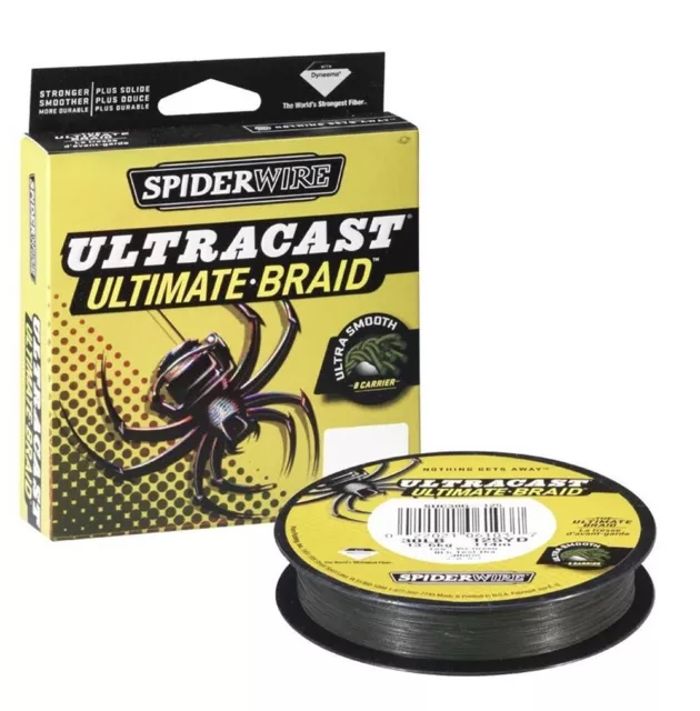 Tresse Spiderwire ultracast verte bobine 110m