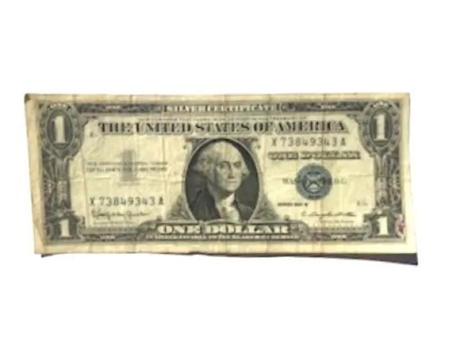 1957-B $1 US Dollar Note Rare Silver Certificate - Historic Collectible!!