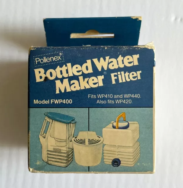 POLLENEX Bottled Water Filter Maker Model FWP400 • 1990