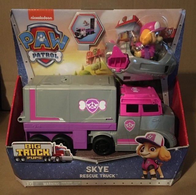 PAW PATROL SKYE Big Truck Pups Skye Rescue Truck NEW IN PACKAGE $24.99