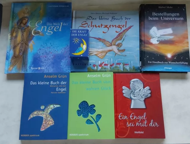 Bücher Set ,Engel, Schutzengel 6 Bücher, Karten Set- Die Kraft Der Engel