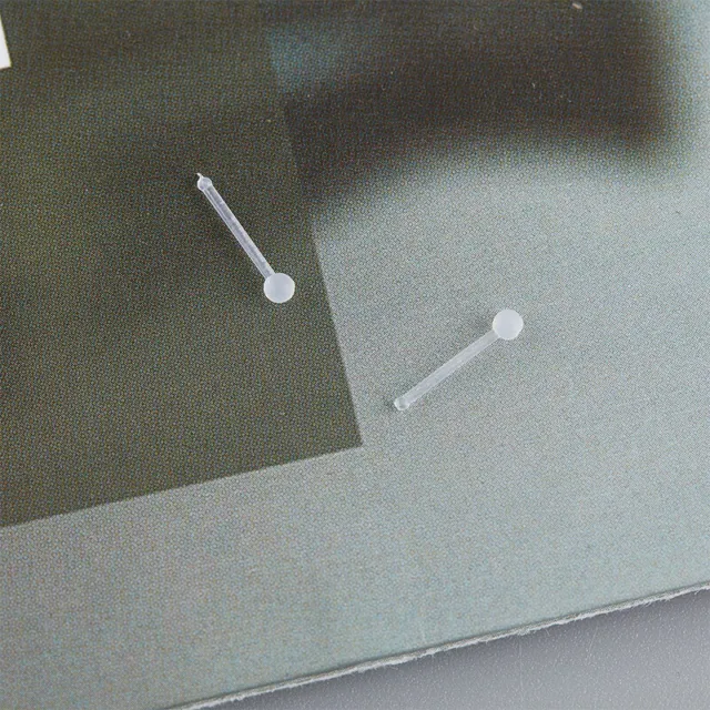 Contenitori piercing trasparenti contenitore setto borchie naso labbra flessibili naso rinnoccio * jy