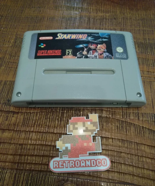 Jei vidéo SUPER NINTENDO "STARWING" CARTOUCHE SEUL fah