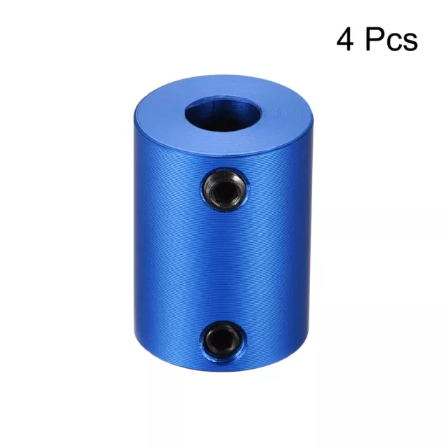 5mm à 7mm Vis L25XD18 Arbre Coupleur Connecteur Moteur Bleu Foncé 4Pcs 2