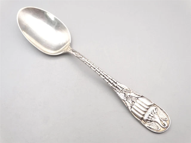 Sterling Silver "New Orleans" Souvenir Spoon 5.75" with Bird