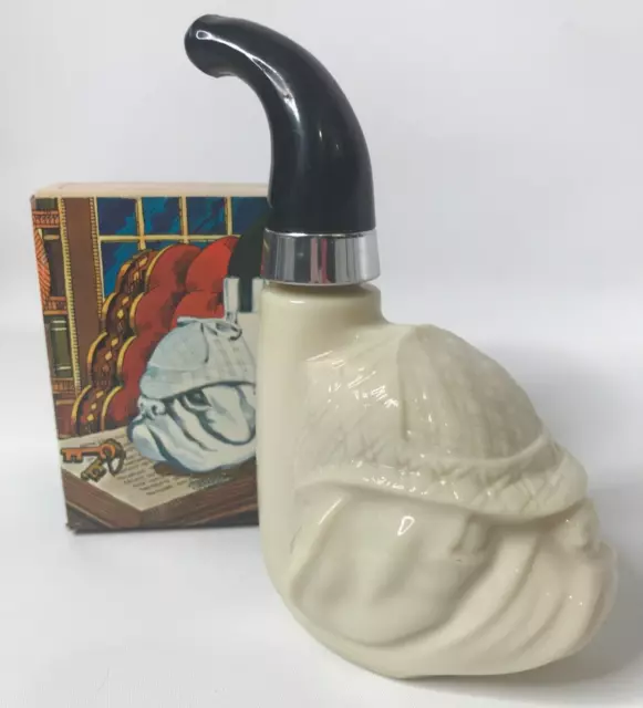 Avon Vintage Collectible Decanter Bottle - Bulldog Pipe in original box