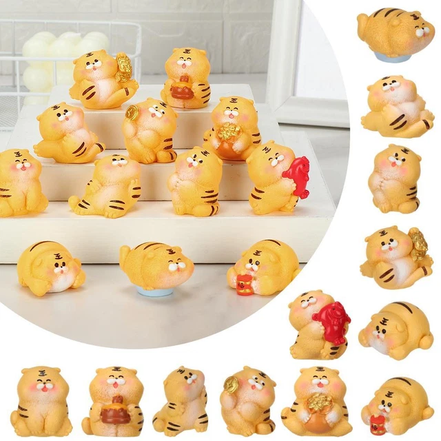 DIY Figurine Ornement de jardin Micro Aménagement Paysager Tigre miniature