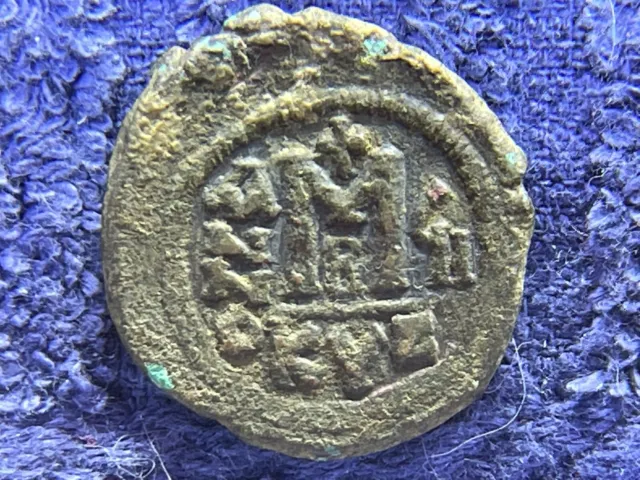 589/90 AD (RY 7) Byzantine (Maurice Tiberius) AE Follis - Cyzicus Mint