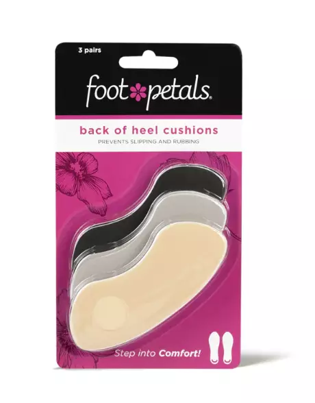 Foot Petals Womens Back of Heel Cushions