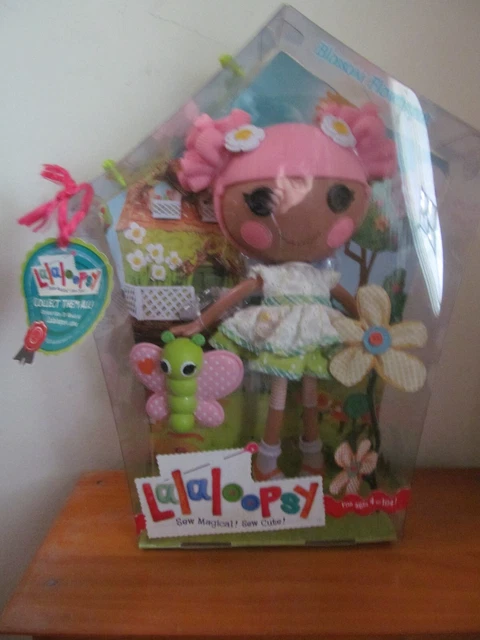 Lalaloopsy Blossom Flowerpot 12" with Pet Butterfly and Poster NIB