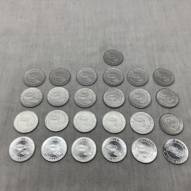 1960’S SUNOCO ANTIQUE Car Coin Collection (25) Coins $24.99 - PicClick