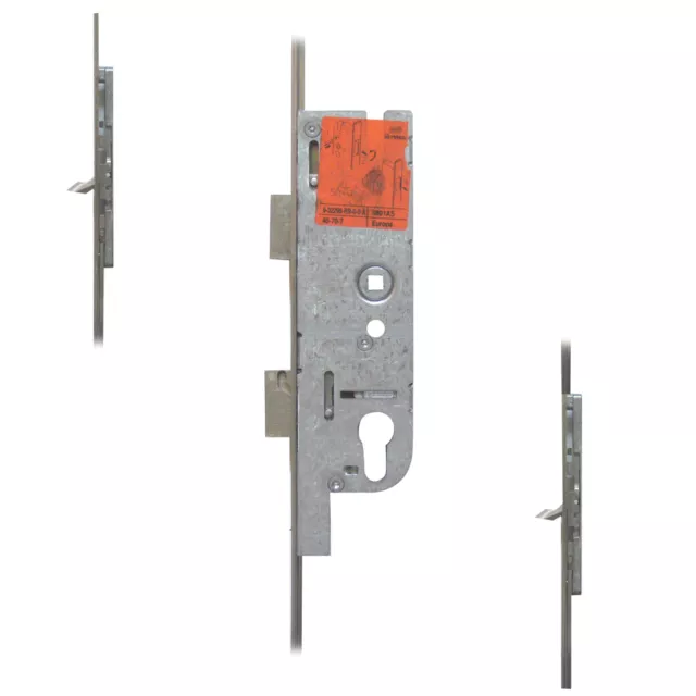 Ferco Tripact Hebel betätigte Verriegelung & Riegel 40/70 mm Multipunkt - 2 kleine Haken