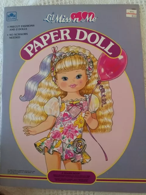 Lil Miss 'n Me  PAPER DOLLS 1990 Uncut!