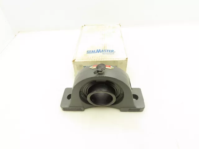 SealMaster S-2272-M31 Pillow Block Bearing 1-15/16" Two Bolt Hold Down Cast Iron