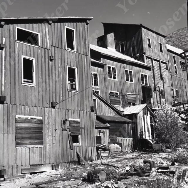 a15 Original Negative 1966 Mullan Abandoned Mining Building 849a