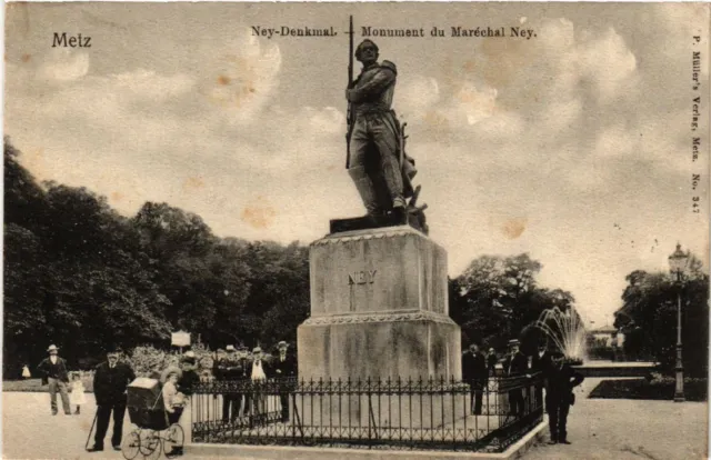 CPA AK METZ - Ney Monument - Monument du Marechal Ney (454858)