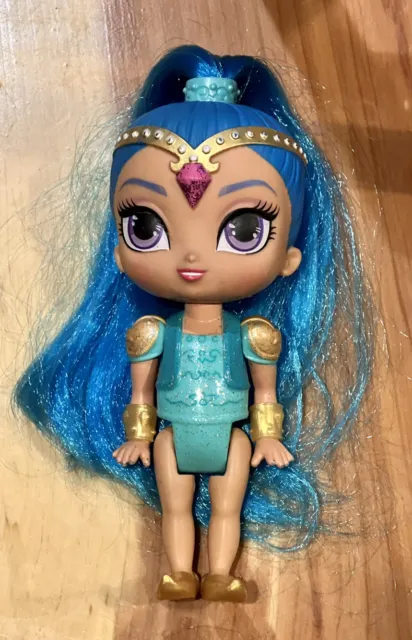 Fisher-Price Nickelodeon Shimmer And Shine Genie Shine doll soft hair Super Cute