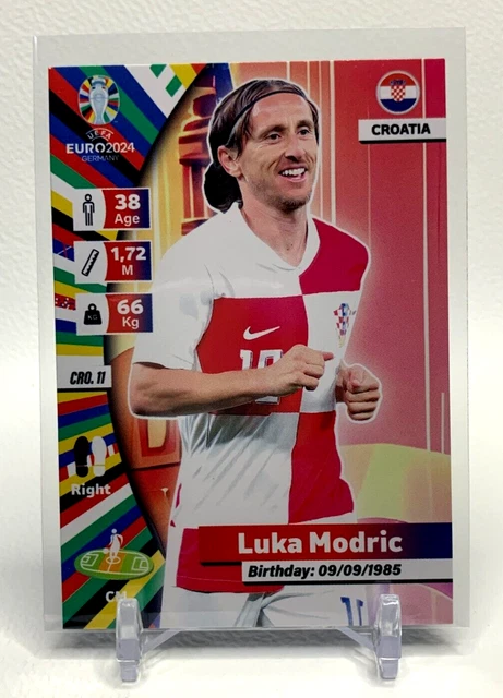 Carte De Football Luka Modric Croatie - Topps 2024 Germany #CRO12 - Near Mint