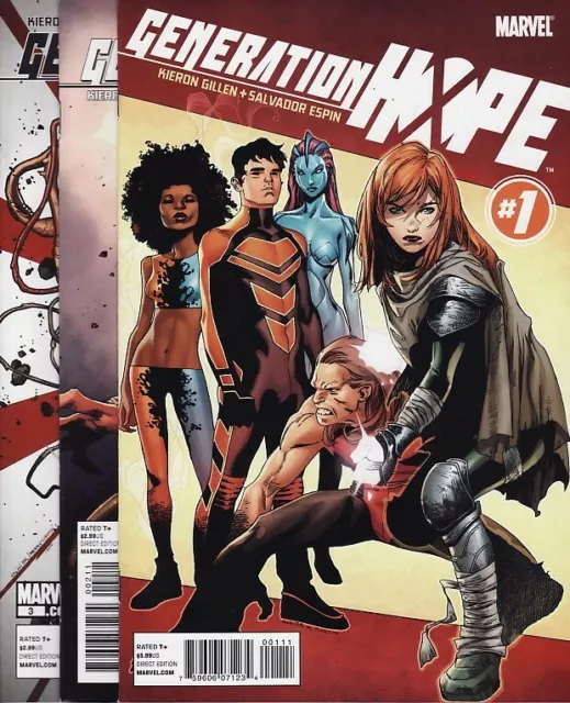 GENERATION HOPE #1,2,3,4,5/BONUS Marvel Comics Uncanny X-Men Wolverine Cable SET