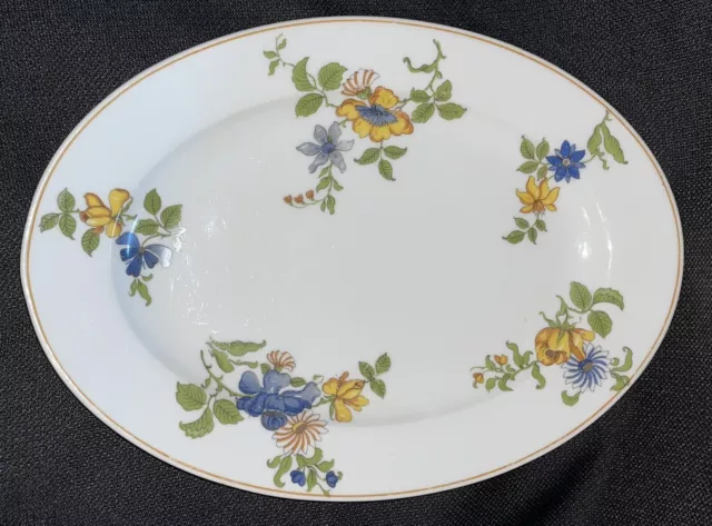 Charles  Ahrenfeldt Limoges Depose France  12" Oval Serving Platter Dish