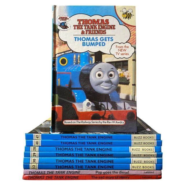 THOMAS THE TANK Engine Buzz Books & Ladybird Set x 9 Vintage 1990s ...