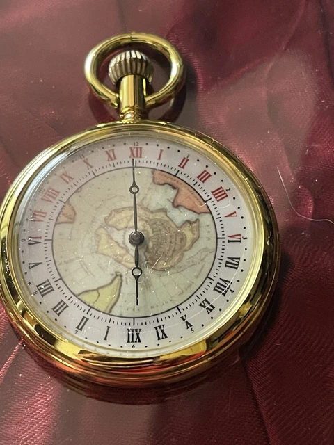 Montre Gousset à Quartz Style XIXe Siècle - Avec Boîte, Cadran Blanc, Métal Argenté