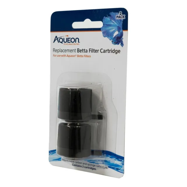 Aqueon Betta Filters Cartridges One Size, 2PK - Free Shipping
