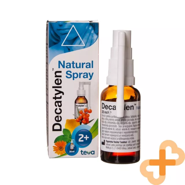 DECATYLEN Natural Spray Anti-Inflammatory Mouth and Throat Spray 20 ml