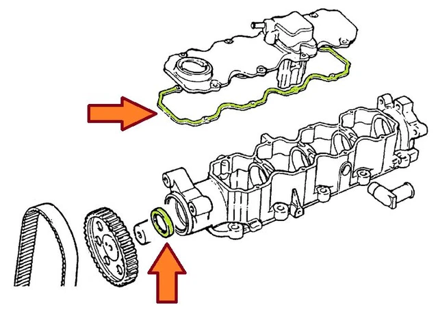 Produktbild von C20LET C20XE Verteilergetriebe Deckeldichtung Calibra Turbo Vectra A 4x4 Allrad