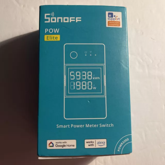 SONOFF Pow Elite Wifi Smart Power Meter Switch Controller Consumption Monitor US