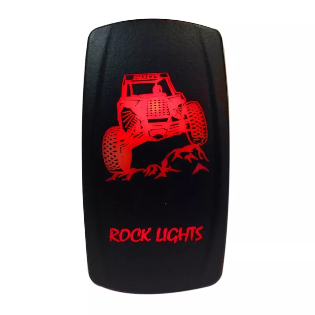 Rocker Switch Red Rock Lights RZR Bay Linger Deck Boats Baja outlaw Marine Boat