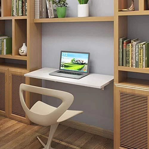 Fold Down Wall Mount Desk Heavy Duty Small Folding Wall Table Length 36"