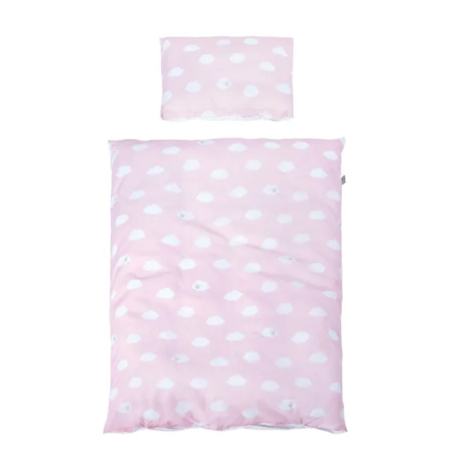 Biancheria da letto Roba piccola nuvola rosa 2 pezzi biancheria da letto bambini 100x135 cm